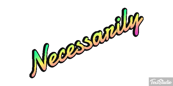 Necessarily Effetto testo
