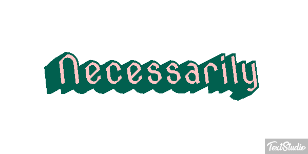 Necessarily Effetto testo