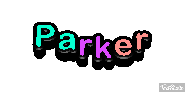 Parker Effetto testo