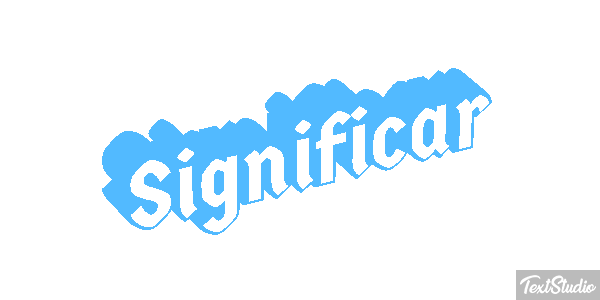 Significar Efecto de texto