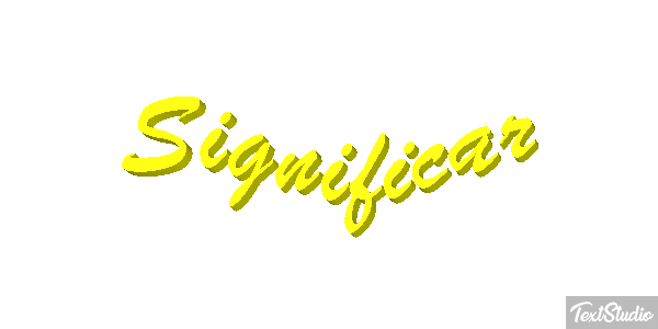 Significar Efecto de texto