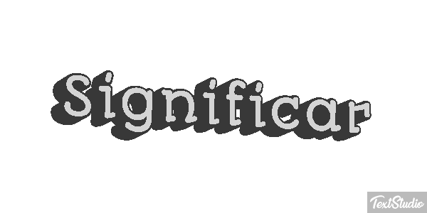 Significar Efecto de texto