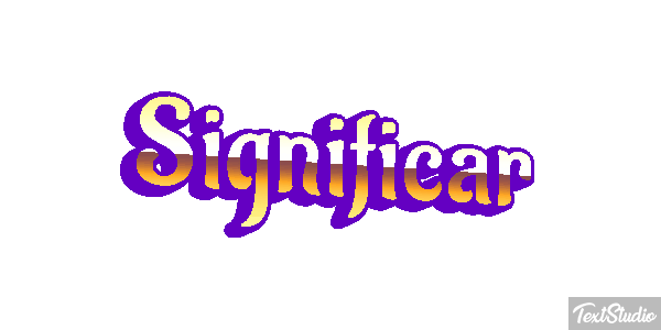 Significar Efecto de texto
