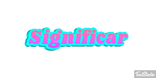 Significar Efecto de texto
