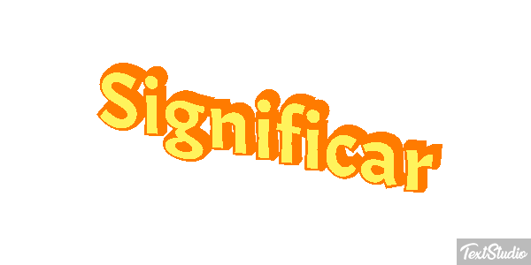 Significar Efecto de texto