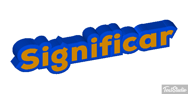 Significar Efecto de texto