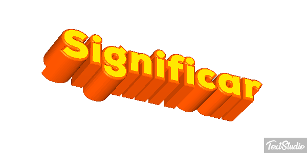 Significar Efecto de texto