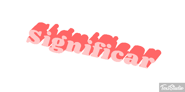 Significar Efecto de texto