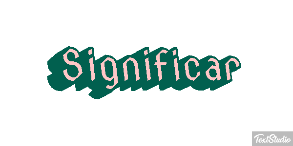 Significar Efecto de texto