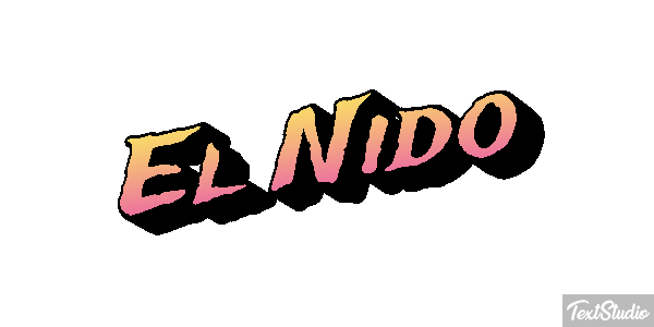 El Nido Efekt tekstowy