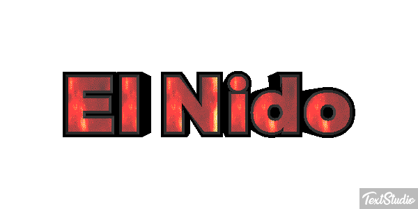 El Nido Efekt tekstowy