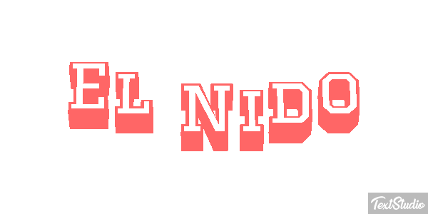 El Nido Efekt tekstowy