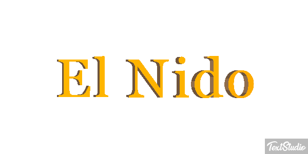 El Nido Efekt tekstowy