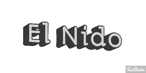 El Nido Efekt tekstowy