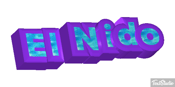 El Nido Efekt tekstowy