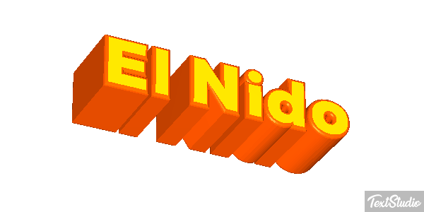 El Nido Efekt tekstowy