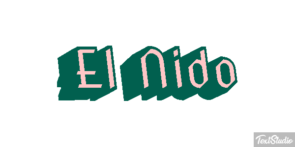 El Nido Efekt tekstowy