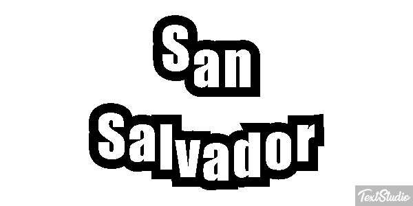 San Salvador Texteffekt