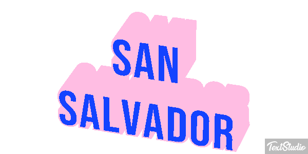 San Salvador Texteffekt