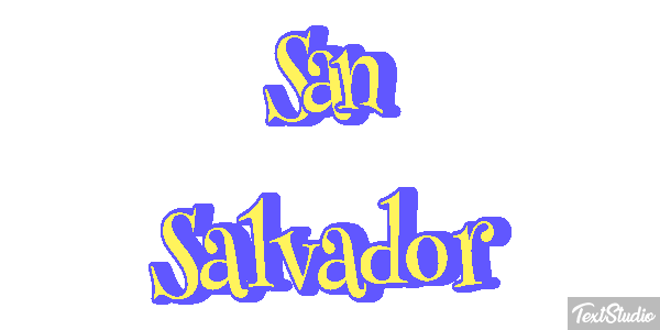 San Salvador Texteffekt