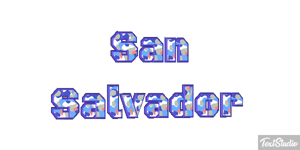 San Salvador Texteffekt