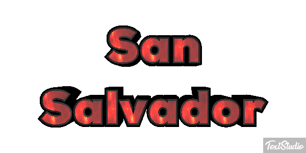 San Salvador Texteffekt