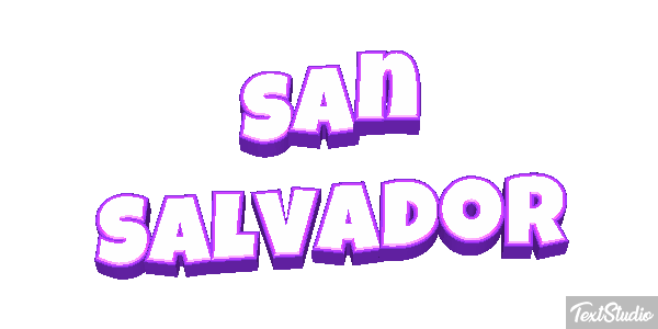 San Salvador Texteffekt