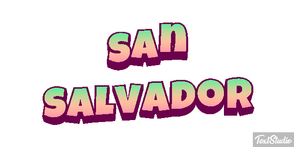 San Salvador Texteffekt