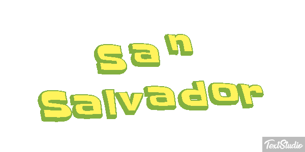 San Salvador Texteffekt