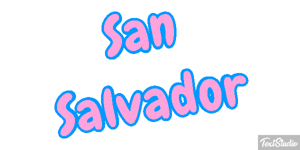 San Salvador Texteffekt