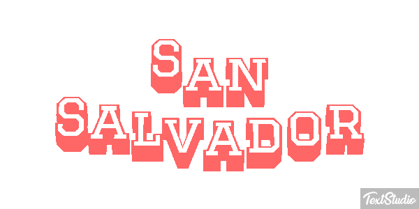 San Salvador Texteffekt