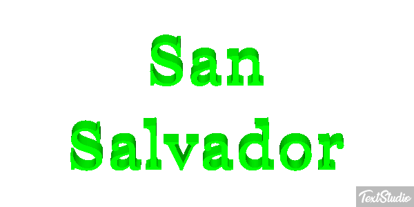 San Salvador Texteffekt