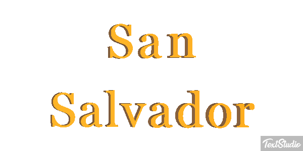 San Salvador Texteffekt