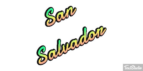 San Salvador Texteffekt