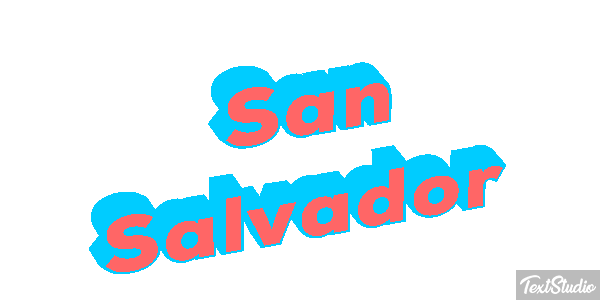 San Salvador Texteffekt