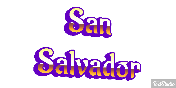 San Salvador Texteffekt