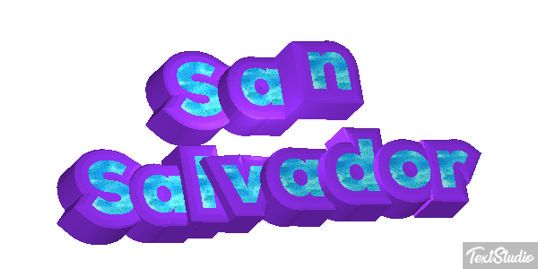 San Salvador Texteffekt