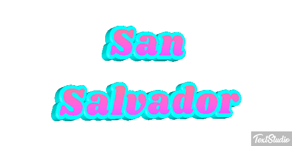 San Salvador Texteffekt