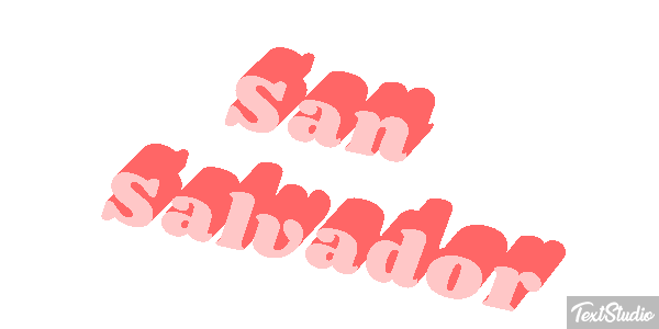 San Salvador Texteffekt
