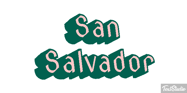 San Salvador Texteffekt