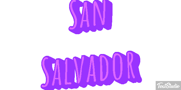 San Salvador Texteffekt