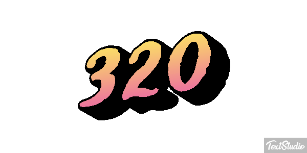 320 Efeito do texto