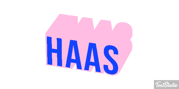 Haas Tekst effect