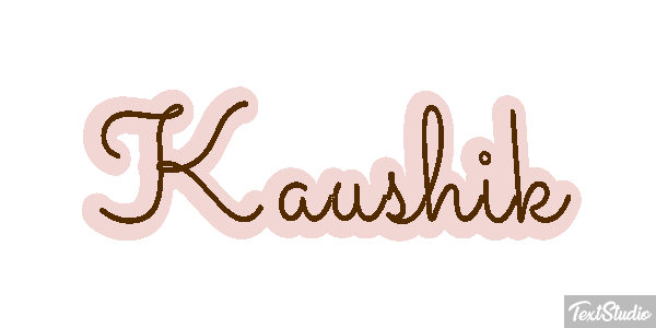 Kaushik Текстовый эффект