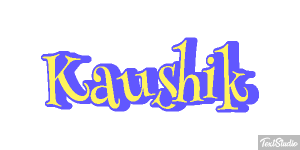 Kaushik Текстовый эффект