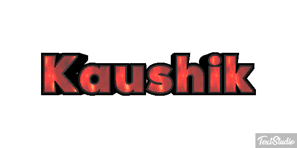 Kaushik Текстовый эффект