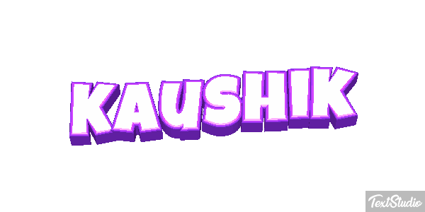 Kaushik Текстовый эффект