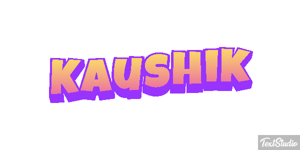 Kaushik Текстовый эффект