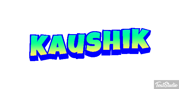 Kaushik Текстовый эффект