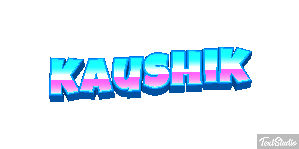 Kaushik Текстовый эффект